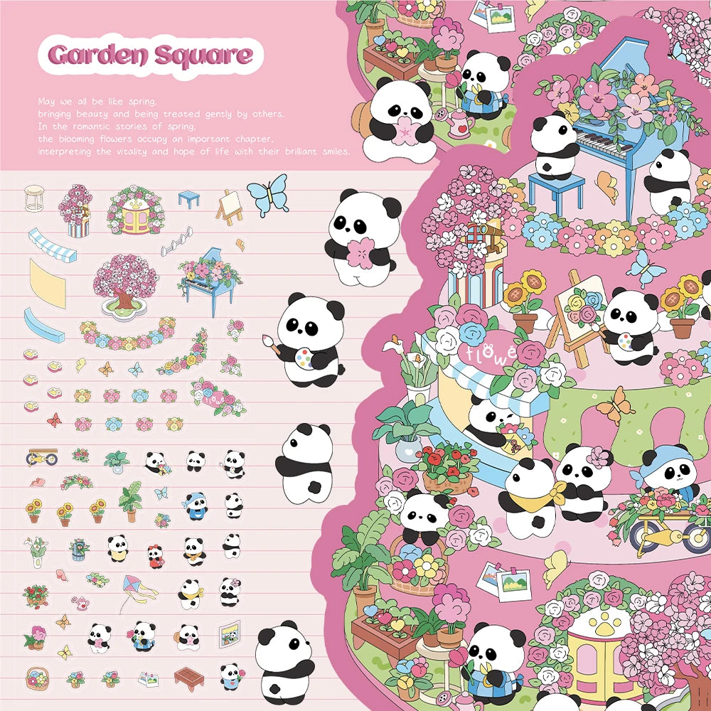 Sticker 3D Mondes merveilleux : 6 scènes miniatures