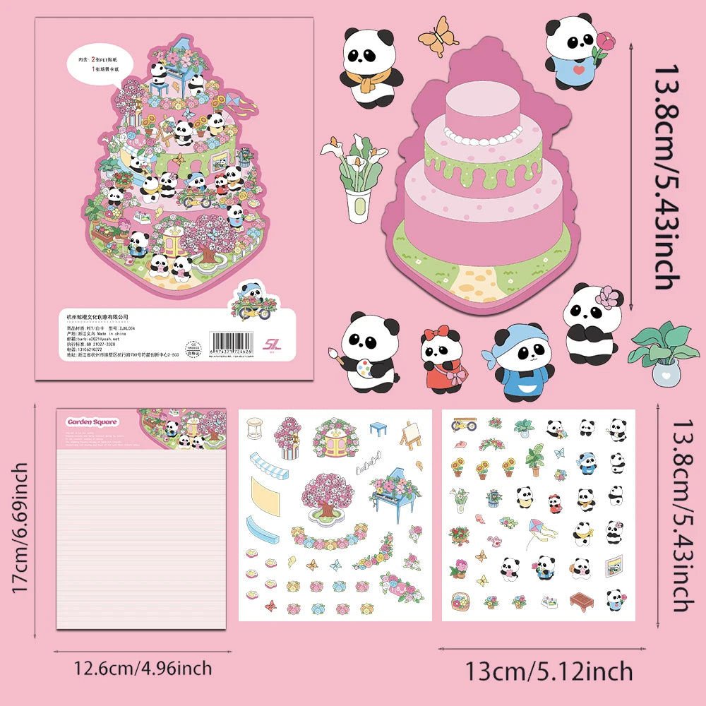 Sticker 3D Mondes merveilleux : 6 scènes miniatures