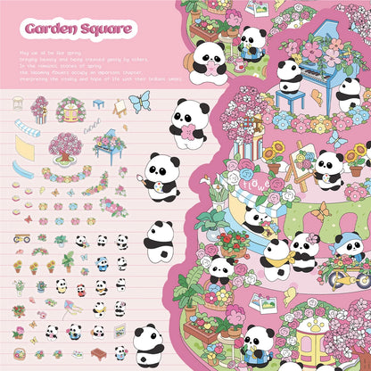 Sticker 3D Mondes merveilleux : 6 scènes miniatures